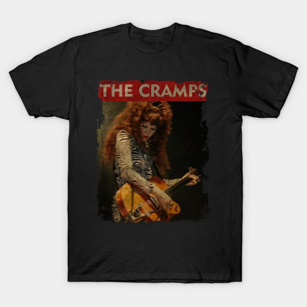 TEXTURE ART- The Cramps 1982 - RETRO STYLE 5 T-Shirt by ZiziVintage